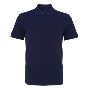 Asquith & Fox Mens Plain Polo Shirt / Navy